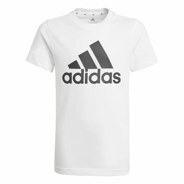 T-shirt med kortärm Adidas Essentials Vit - 9-10 år