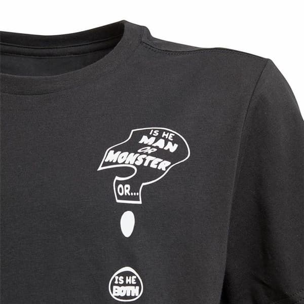 Kortærmet T-shirt til Børn Adidas Sportswear Hulk Graphic Sort - 13-14 år