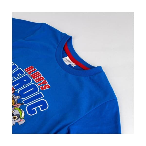Kortærmet T-shirt The Paw Patrol Mørkeblå - 6 år