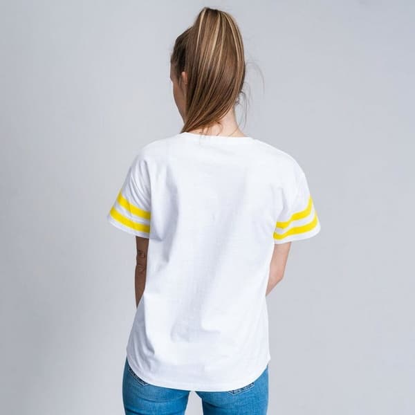 Kortærmet T-shirt til Kvinder Snoopy Hvid - S