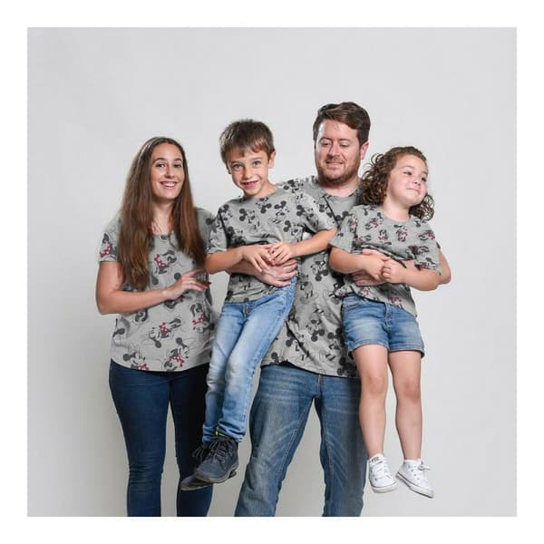 Kortærmet T-shirt til Kvinder Minnie Mouse Grå - XS