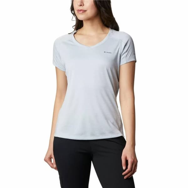 T-shirt med kortärm Dam Columbia Zero Rules™ Grå - S