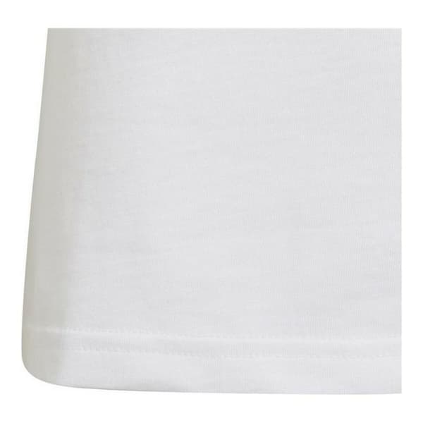 Barn T-shirt med kortärm Adidas Graphic Vit - 13-14 år