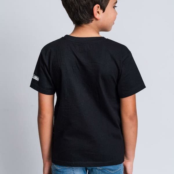 Barn T-shirt med kortärm The Mandalorian Svart - 6 år