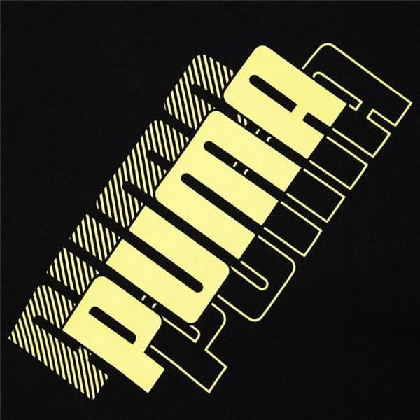 T-shirt med kortärm Barn Puma Power Logo Svart - 7-8 år