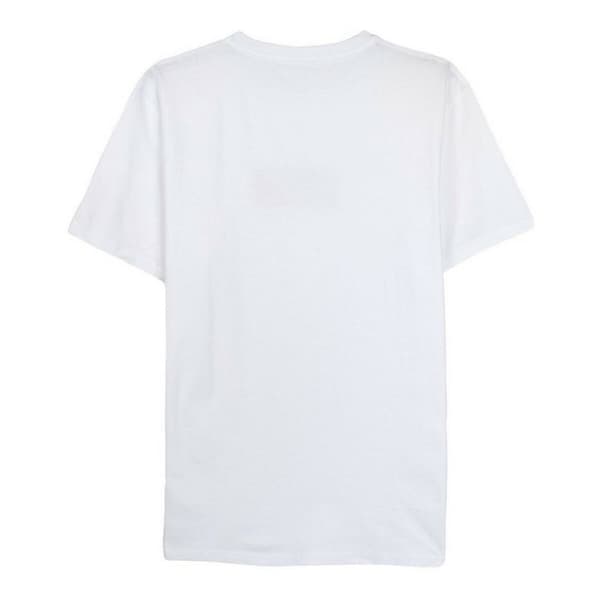 T-shirt med kortärm Herr Marvel Vit Vuxna - S