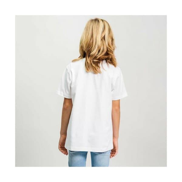 T-shirt med kortärm Stitch Vit - 10 år