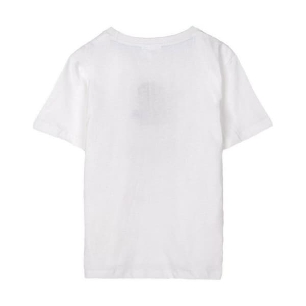T-shirt med kortärm Stitch Vit - 10 år