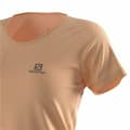 Miniatyrbillede 3 af 8: Kortærmet T-shirt til Kvinder Salomon Cross Rebel Gul - S