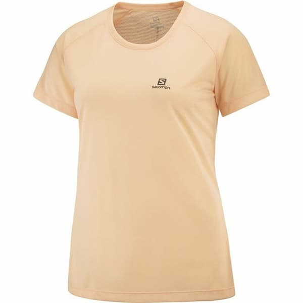 Kortærmet T-shirt til Kvinder Salomon Cross Rebel Gul - S