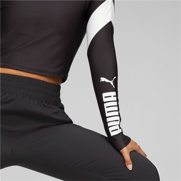 Långärmad t-shirt Dam Puma Fit Eversculpt 1/4 Svart - M