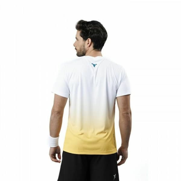 T-shirt med kortärm Herr Drop Shot Alsai Campa Vit - M