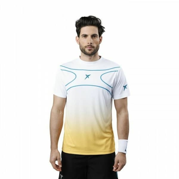 T-shirt med kortärm Herr Drop Shot Alsai Campa Vit - M