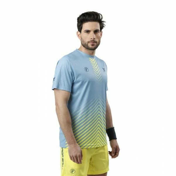 T-shirt med kortärm Herr Drop Shot Bentor Lima Aquamarine - XL
