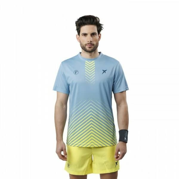 T-shirt med kortärm Herr Drop Shot Bentor Lima Aquamarine - XL