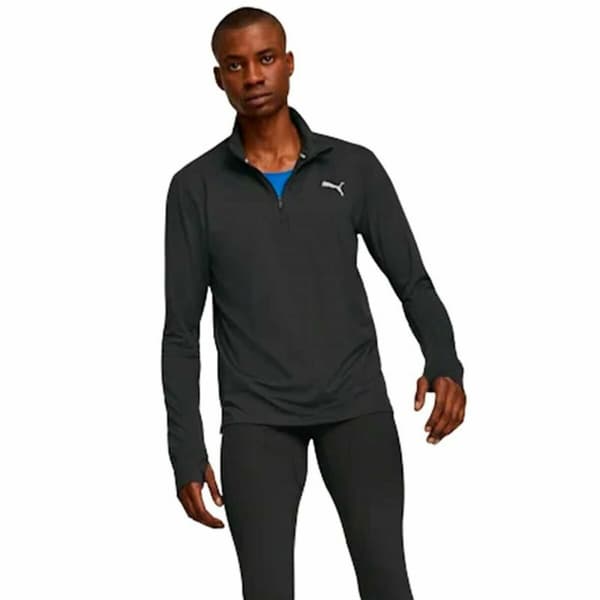 T-shirt med kortärm Dam Puma Run Favorite Svart Unisex - S