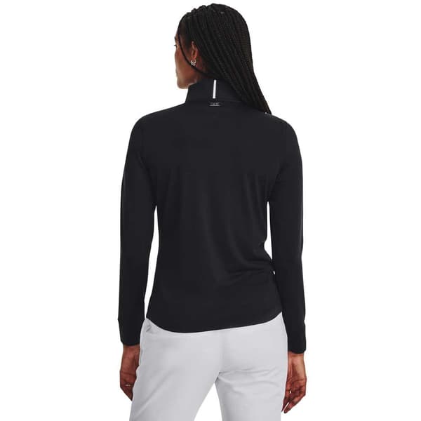 Under Armour Golf Puoliksi Vetoketjullinen Pusero Playoff Musta M Nainen