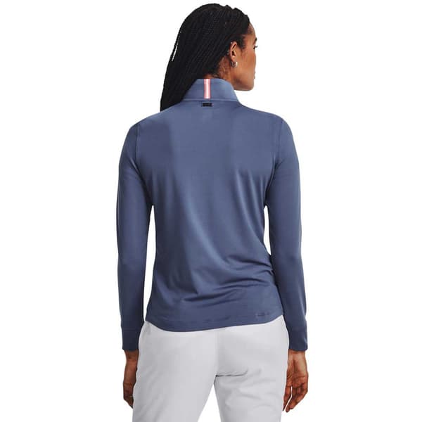 Under Armour Golf Halv Lynlå Sweatshirt Playoff Blå XS Kvinde