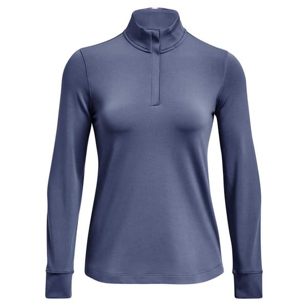 Under Armour Golf Tröja Med Halv Dragkedja Playoff Blå M Kvinna