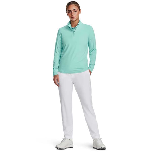 Under Armour Golf Tröja Med Halv Dragkedja Playoff Blå M Kvinna