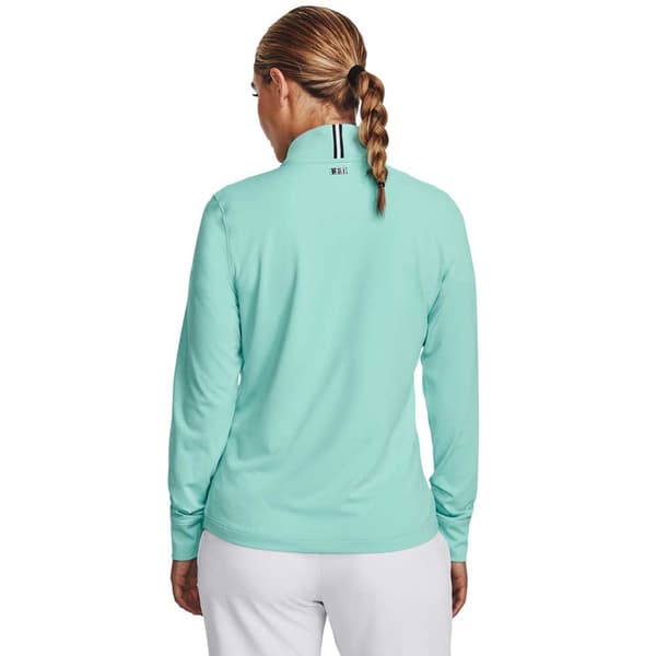 Under Armour Golf Tröja Med Halv Dragkedja Playoff Blå M Kvinna