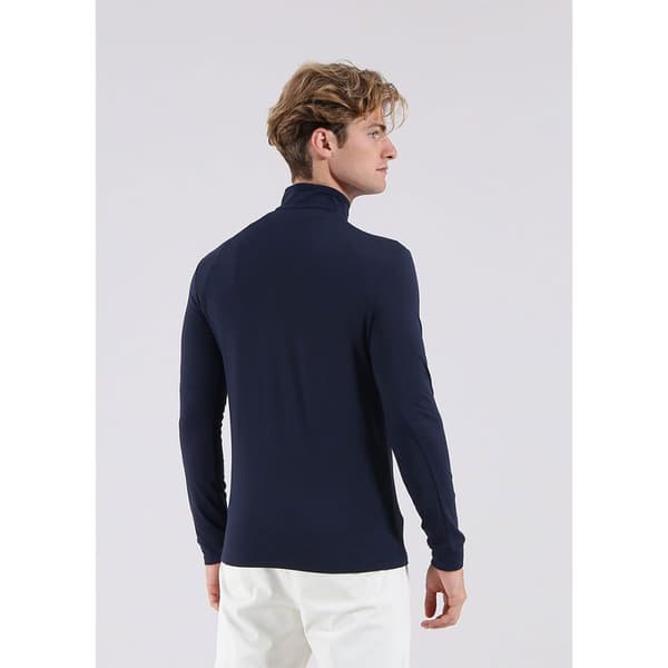 Chervo Halv Lynlå Sweatshirt Toker Blå 54 Kvinde