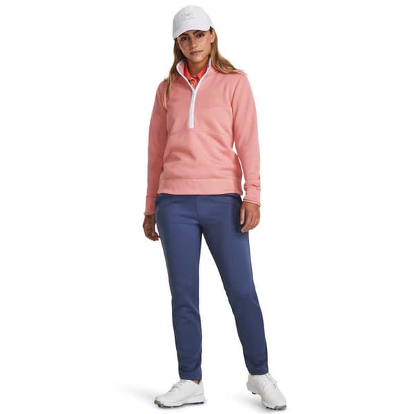 Under Armour Golf Halv Lynlå Sweatshirt Storm Rosa S Kvinde