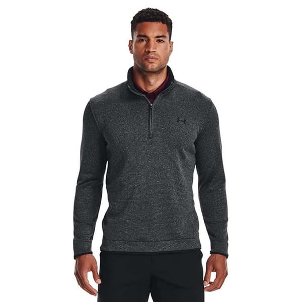 Under Armour Golf Halv Blixtlåsfleece Storm Svart,Grå S Kvinna
