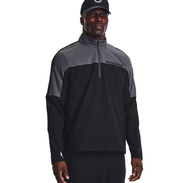 Under Armour Golf Halv Lynlå Sweatshirt Storm Windstrike Sort XL Kvinde