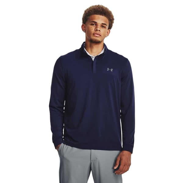Under Armour Golf Puoliksi Vetoketjullinen Pusero Playoff Sininen M Nainen