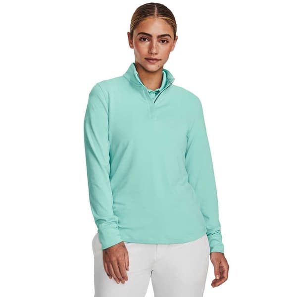 Under Armour Golf Halv Lynlå Sweatshirt Playoff Blå XS Kvinde