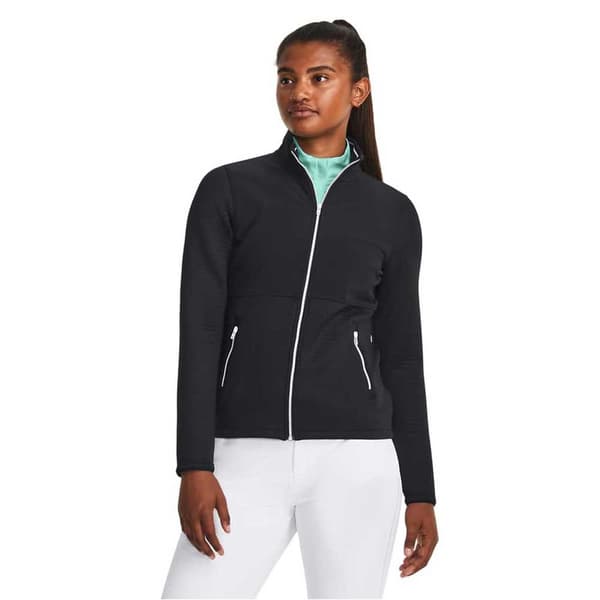 Under Armour Golf Sweatshirt Med Fuld Lynlås Storm Daytona Sort S Kvinde