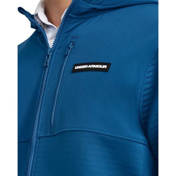 Under Armour Golf Sweatshirt Med Fuld Lynlås Storm Daytona Blå M Kvinde