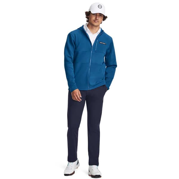 Under Armour Golf Sweatshirt Med Fuld Lynlås Storm Daytona Blå M Kvinde