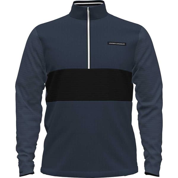 Under Armour Golf Halv Lynlå Sweatshirt Storm Daytona Blå XL Kvinde