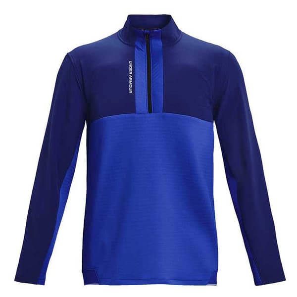 Under Armour Golf Halv Lynlå Sweatshirt Storm Daytona Blå 2XL Kvinde