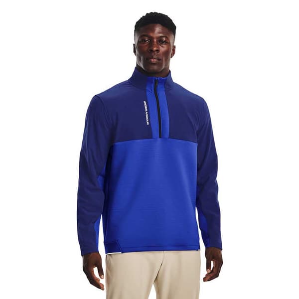 Under Armour Golf Halv Lynlå Sweatshirt Storm Daytona Blå 2XL Kvinde