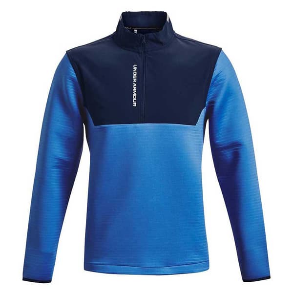 Under Armour Golf Halv Lynlå Sweatshirt Storm Daytona Blå 2XL Kvinde