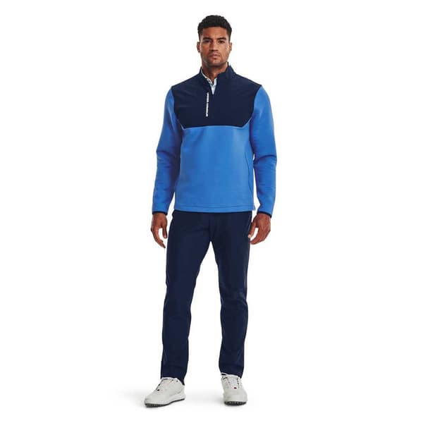 Under Armour Golf Halv Lynlå Sweatshirt Storm Daytona Blå 2XL Kvinde
