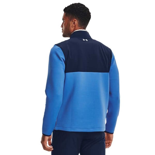 Under Armour Golf Halv Lynlå Sweatshirt Storm Daytona Blå 2XL Kvinde