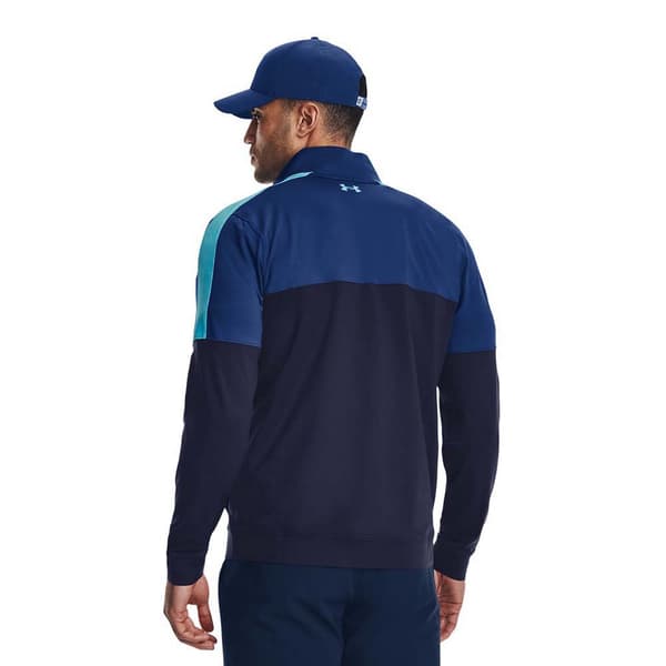Under Armour Golf Sweatshirt Med Fuld Lynlås Storm Midlayer Blå XL Kvinde