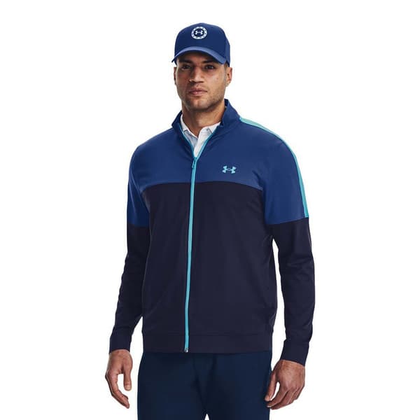 Under Armour Golf Sweatshirt Med Fuld Lynlås Storm Midlayer Blå XL Kvinde