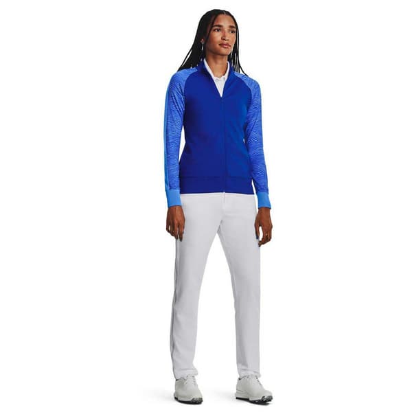 Under Armour Golf Sweatshirt Med Full Dragkedja Storm Midlayer Blå S Kvinna