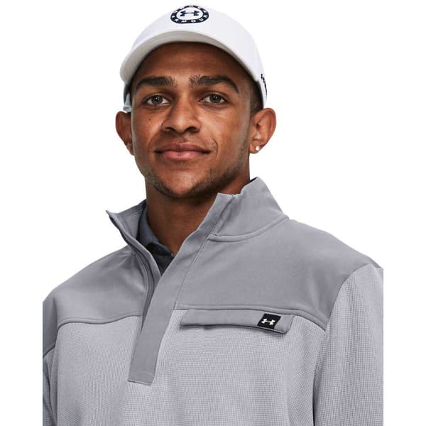 Under Armour Golf Tröja Med Halv Dragkedja Storm Grå 2XL Kvinna