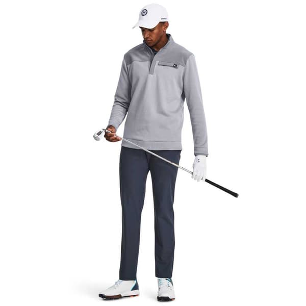 Under Armour Golf Tröja Med Halv Dragkedja Storm Grå 2XL Kvinna