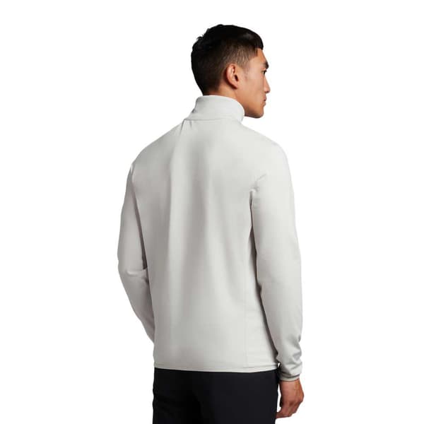 Lyle & Scott Tröja Med Halv Dragkedja Tonal Eagle Vit 2XL Kvinna