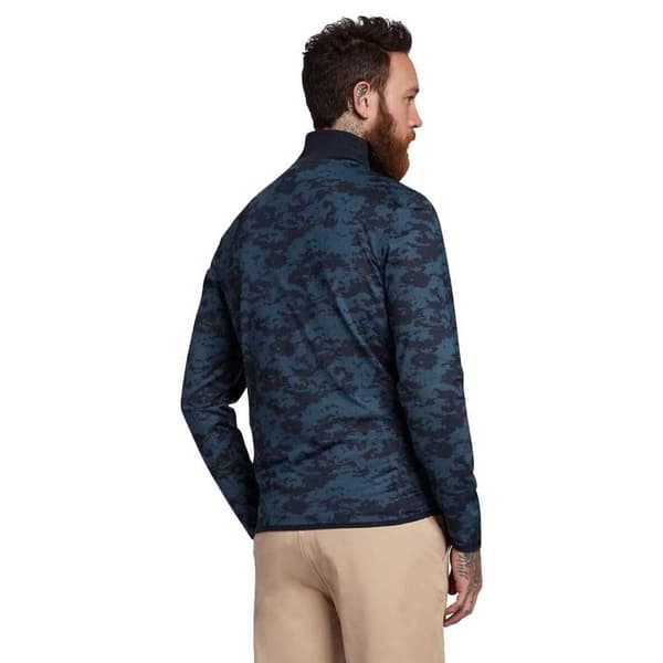 Lyle & Scott Halv Lynlås Fleece Seafoam Blå L Kvinde