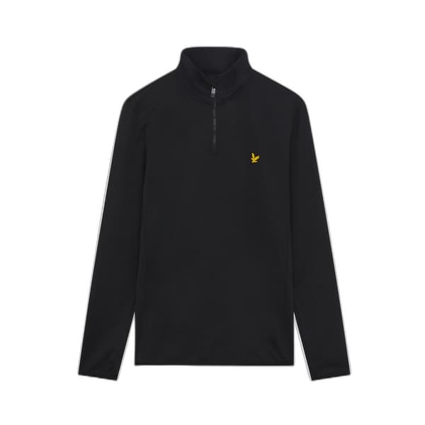 Lyle & Scott Half Zip Fleece Tech Musta M Nainen