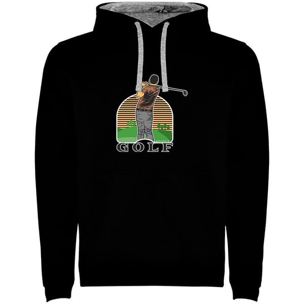 Kruskis Huppari Golfer Bicolor Musta 3XL Nainen