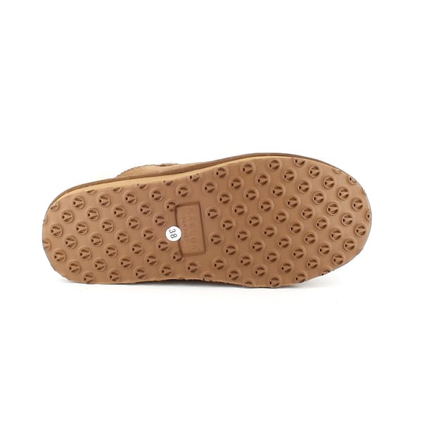Axelda Åbo 38 - Fårskinnstoffla Chestnut/Creme